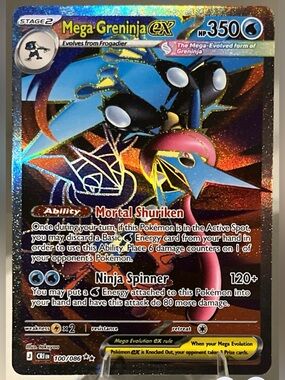 Pokémon TCG: Chaos Rising - MEGA GRENINJA EX 100/086 NM
